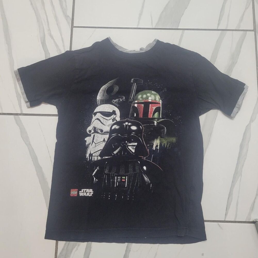 Lego Men's Black and Navy T-shirt